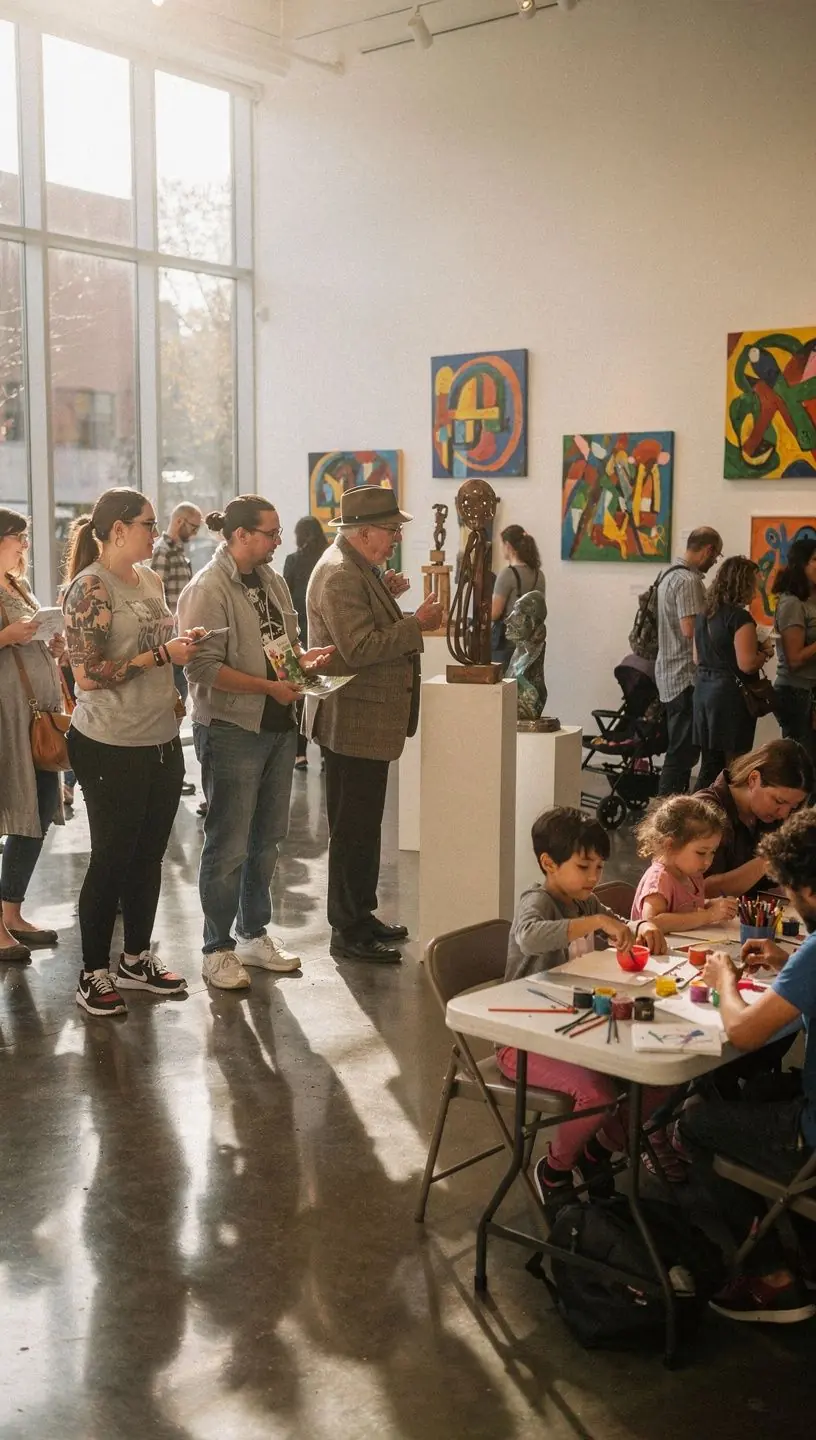 Group of friends enjoying a game night together
